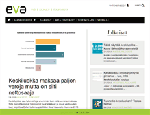 Tablet Screenshot of eva.fi